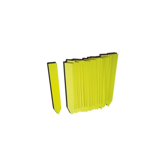 Etiquetas para picar amarillas pack de 100