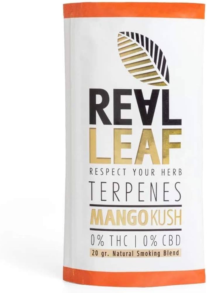 Real Leaf Organic Herbal Natural Smoking Mixture 100% Nicotine Tobacco Free NO SE INVIA EN LA PENISULA