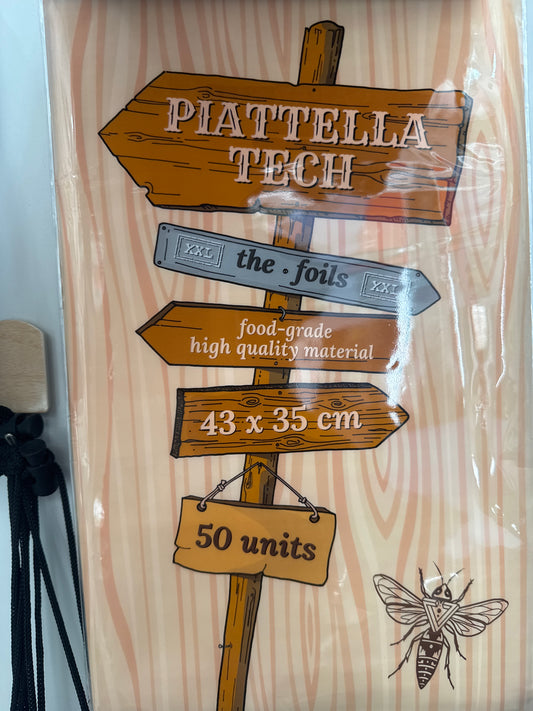 PIATTELLA TECH FOILS XXL Pack de 50ud