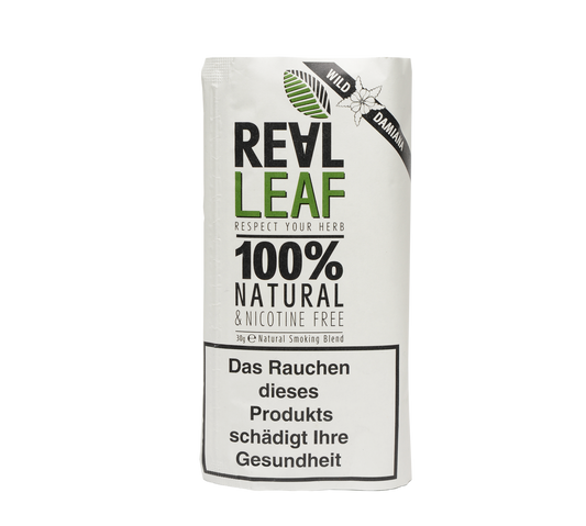 Real Leaf Organic Herbal Natural Smoking Mixture  100% Nicotine Tobacco Free     NO SE INVIA A LA PENISOLA
